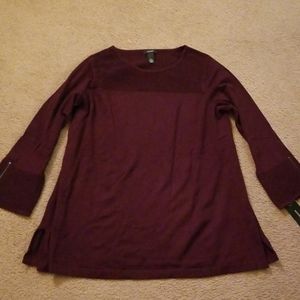 Burgundy sweater NWT